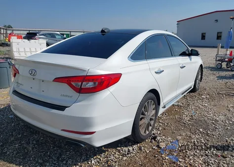 2015 Hyundai Sonata Limited from USA, damaged, VIN 5NPE34AF8FH100771